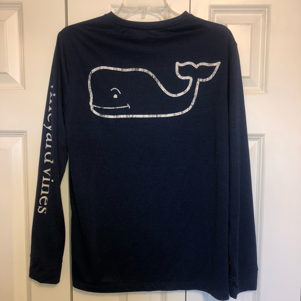 Navy Vineyard Vines Performance Shirt